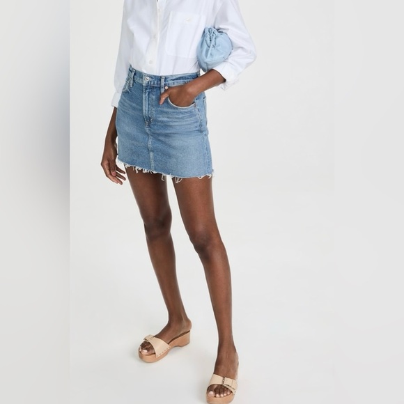 Citizens of Humanity Beatnik Mini Denim Skirt - Picture 2 of 10